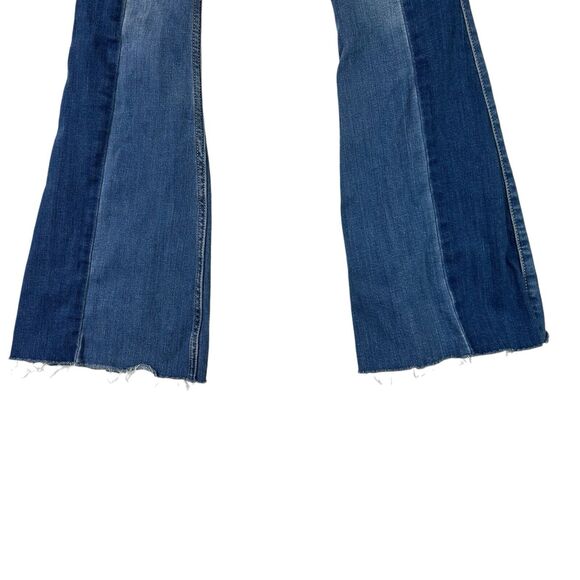 Hollister High Rise Vintage Flare Hollister Denim Jeans Patchwork 0R W24/L32 - Picture 5 of 13